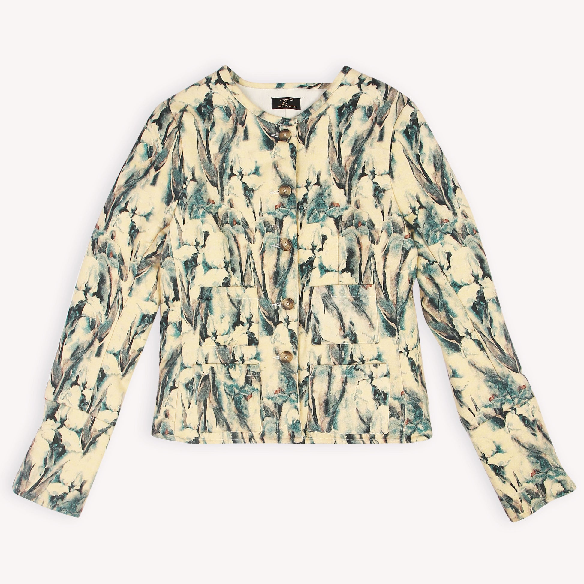 This piece of clothing has been referred to on the Bee as the “Noor women’s 
multicolored fleece wool quilted jacket with warm quilting.” A fashionable fleece quilted 
wool coat in a shocking colorful panels for women